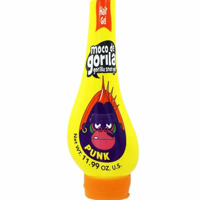 Moco De Gorila Punk Styling Gel for Shine Boost, Unisex Hair Care to Sculpt Any Look, 11.9 oz Squizz Bottle