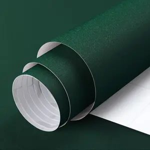 Dark Matte Self-Adhesive Wallpaper, DIY Home Decor for Cabinets Tables Chairs, Easy Apply Durable Surface Treatment