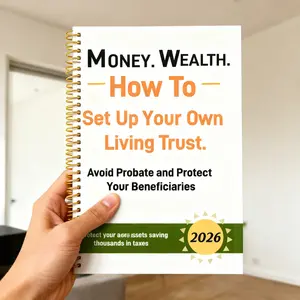 The Only Living Trust You Will Ever Need | How to Create a Living Trust for Yourself, Avoid Probate, Protect Your Beneficiaries, Safeguard Your Assets, and Save Thousands in Taxes - Spiral Bound Workbook