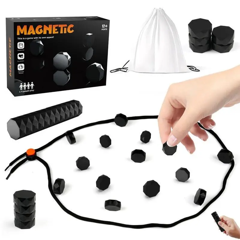 New International Chess Set with 20 Pieces and String, Magnetic Chess ...