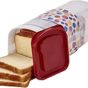 Transparent Plastic Bread Storage Box with Anti-Pressure Structure, Visible and Freshness Function, Ideal for Kitchen Organization