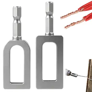 2PC Electric Wire Twister Tool for Drill, Heavy Duty Wire Twister for Drill with 1/4" Hex Shank, Tools on Sale and Clearance, Professional Steel Wire Twisting Tool for Fencing, Rebar Tying