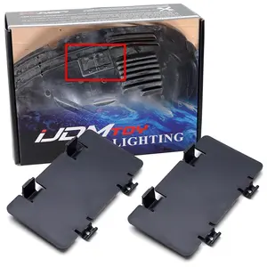 iJDMTOY 2pc OEM-Spec Front Wheel Well Arch Liner Maintenance Flap Cover Cap Lids for Headlamp & Fog Lamp Access, For Mercedes W167 GLE-Class, X167 GLS-Class