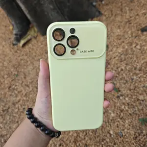 Large Window Smartphone Case | TPU + Acrylic Lens Hybrid Cover, Shock-Resistant & Durable, Compatible with Smartphone Models 12–17 Series