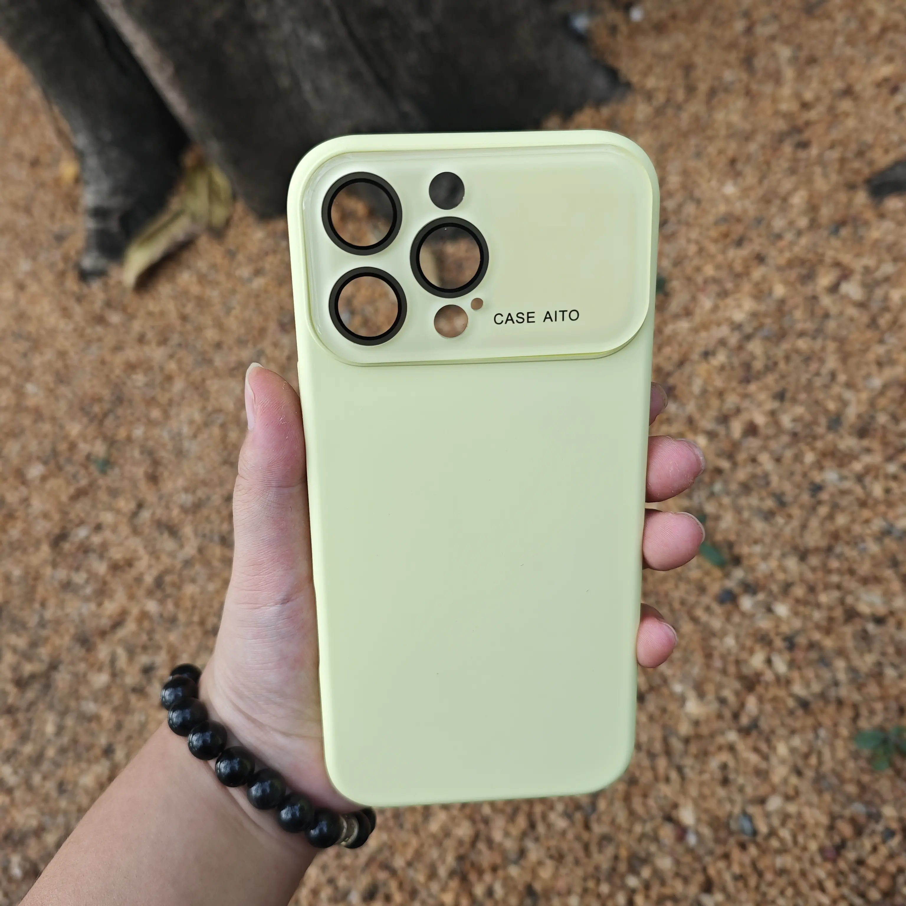 Large Window Smartphone Case | TPU + Acrylic Lens Hybrid Cover, Shock-Resistant & Durable, Compatible with Smartphone Models 12–17 Series