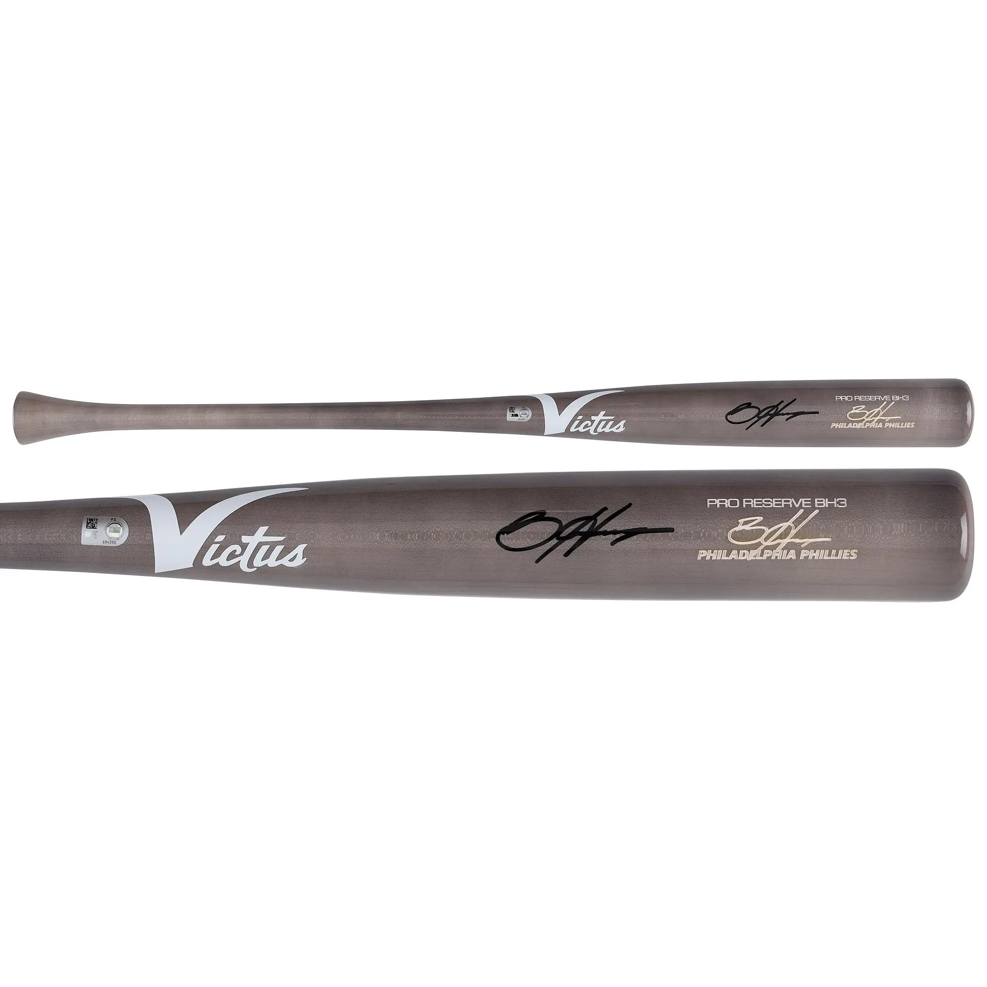 Bryce Harper Philadelphia Phillies Autographed Victus Dark Blonde Game-Model Bat - Fanatics Authentic Certified