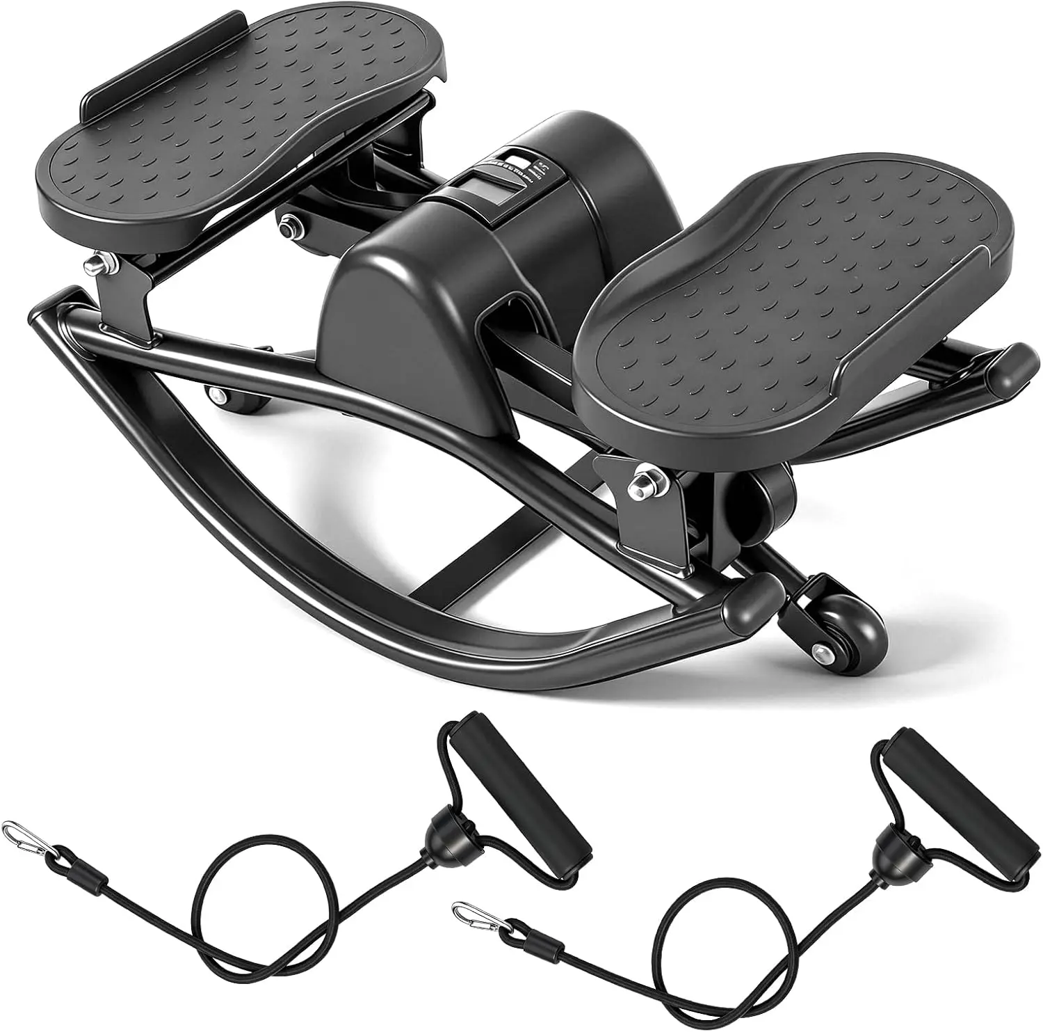 Fitness Stepper for Exercise at Home, Motion Stair Stepper with Resistance Bands for Full Body Workout, Aerobic Workout Machine Fitness Equipment