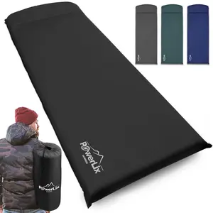 Sleeping Mat Pad, Self-Inflating Foam Pad - Insulated 3 inches Ultra thick Mattress for Camping Backpacking, Hiking - Ultralight Camping Mat Pad for A Tent, Built in Pillow