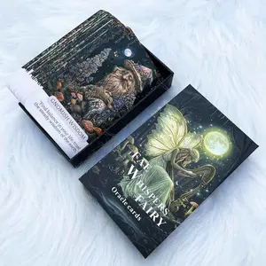 Fae Whispers Fairy Oracle Cards Set, 54 Tarot Cards, Spiritual Guidance & Insightful Predictions, Perfect for Divination Games, Enhance Your Mystical Journey, Spiritual Practices, Tarot Card Decks
