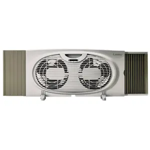 Lasko Products 6505861 7 in. 3 Speed Electric Twin Window Fan