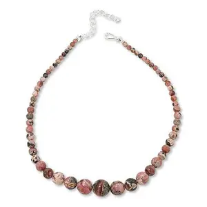 Mine Finds by Jay King Rhodochrosite Graduated Bead 18-1/4" Necklace