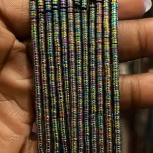 2mm Gemstone Disc Beads - Colorful and Specific Product as Shown