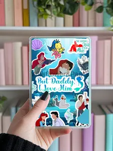 Kindle Insert But daddy I love him design, mermaid, paperwhite, oasis, colorsoft, basic, scribe, fire, kobo, romance reader, under the sea