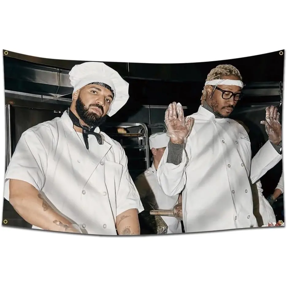Drake and Future Funny Flag Tapestry Life Is Good Album Flag