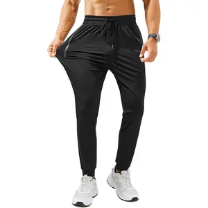 Mens Sweatpants with Zipper Pockets Lightweight Athletic Joggers for Workout Running Gym Track Casual Wear
