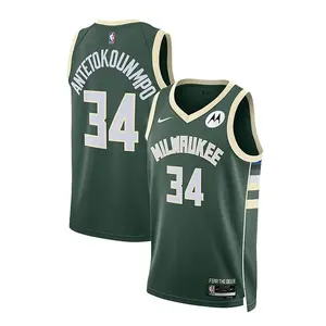 Nike 2022 Icon Edition Giannis Antetokounmpo Milwaukee Bucks Swingman Jersey