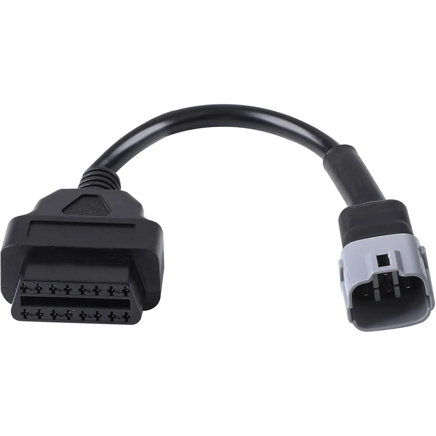 6 Pin to 16 Pin Adapter  OBD2 Engine Fault Diagnosis and Detector Fits for Su-zu-ki  OBD Adapter Compatible with ELM327,GSX-R125/1000R,1000F,GSX-S 125/750