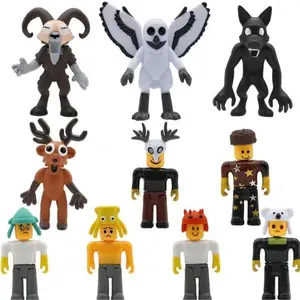 10 PCS Forest 99 Night Deer Toy Figures Toy Model Decoration Virtual Survival Game Accessory Healing Desktop Ornament Gift