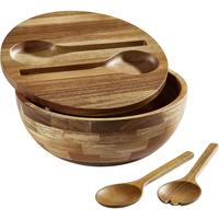10.5in wood salad bowl