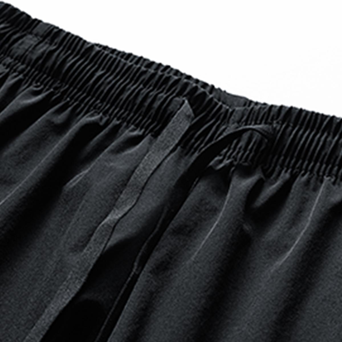 Men's Solid Color Shorts, Lightweight Breathable Summer Elastic Waist Shorts with Side Pockets, Comfy Basic Stretchy Casual Bottoms for Daily Wear, Outdoor, Gym, Running & Workout