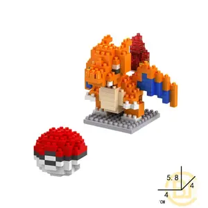 Elf pet building blocks, animal nano building blocks, cartoon animal models, educational game materials, educational DIY 3D toys, children's birthday gifts, Stacking Blocks