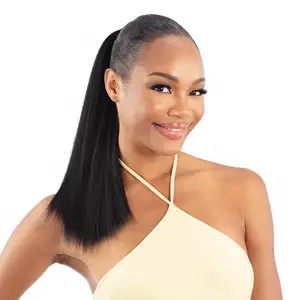 Shake-N-Go Weave Organique Pony Pro Ponytail Sleek Straight 18" with Secret Pocket made by Pre-sewn Weave