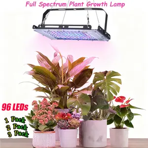 96 LEDs Grow Light for Indoor Plants, 5V USB port, Full Spectrum Plant Light Growing Lamp for Hydroponic Indoor Plant Veg and Flower for Grow Tent