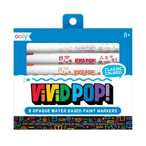 Vivid Pop! Water Based Paint Markers - Set of 8 Vivid Pop! Water Based Paint Markers - Set of 8