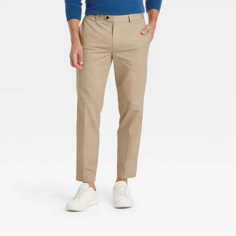 Men's Extended Tab Slim Fit Trousers - Goodfellow & Co