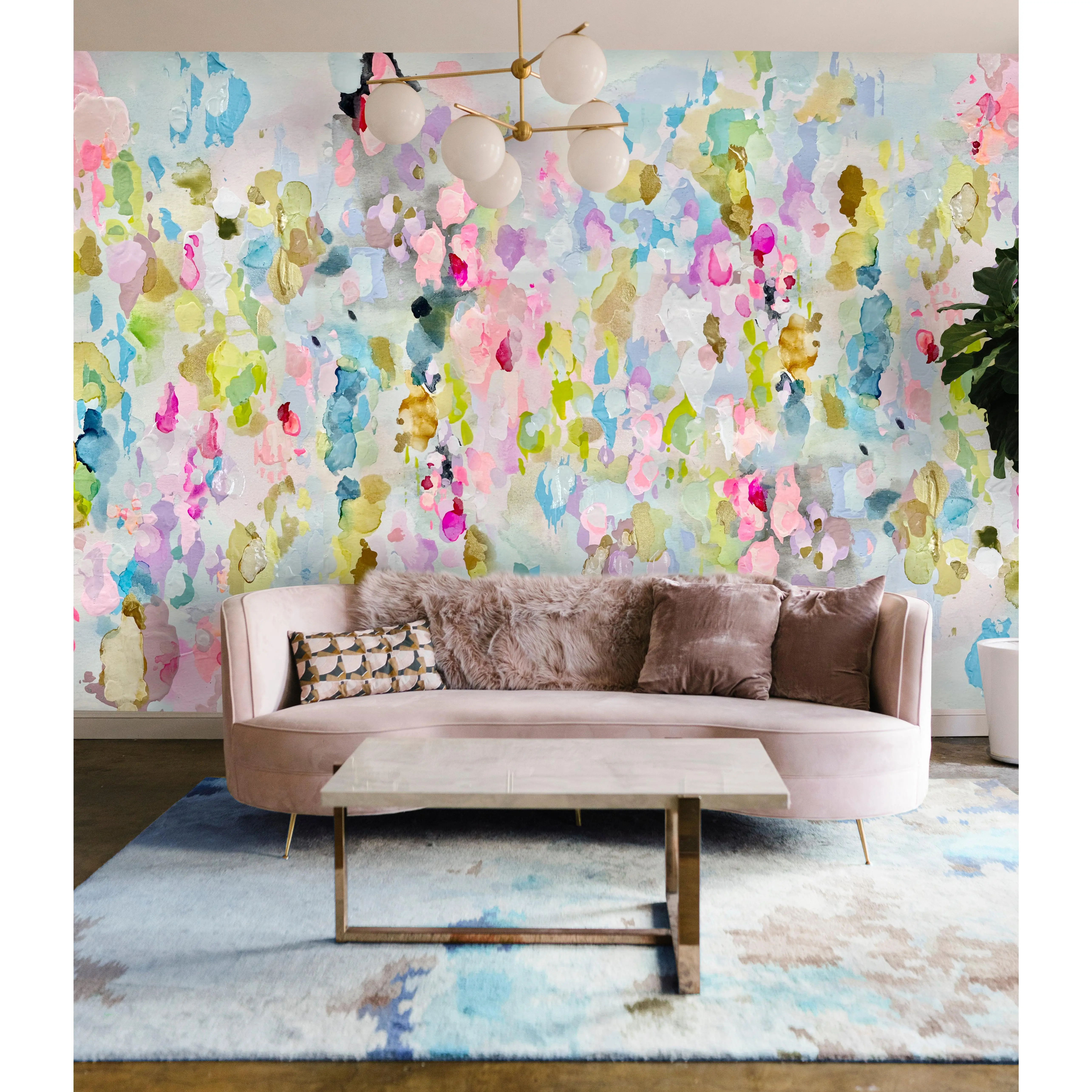 "Seaside" Vivian Ferne Wallpaper Mural