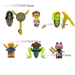 New Anime Cartoon TV Dragons Ninja 20S Toy Lloyd Jay Kai Zane Nya Cole Bricks Building Blocks for Kids DIY Gifts