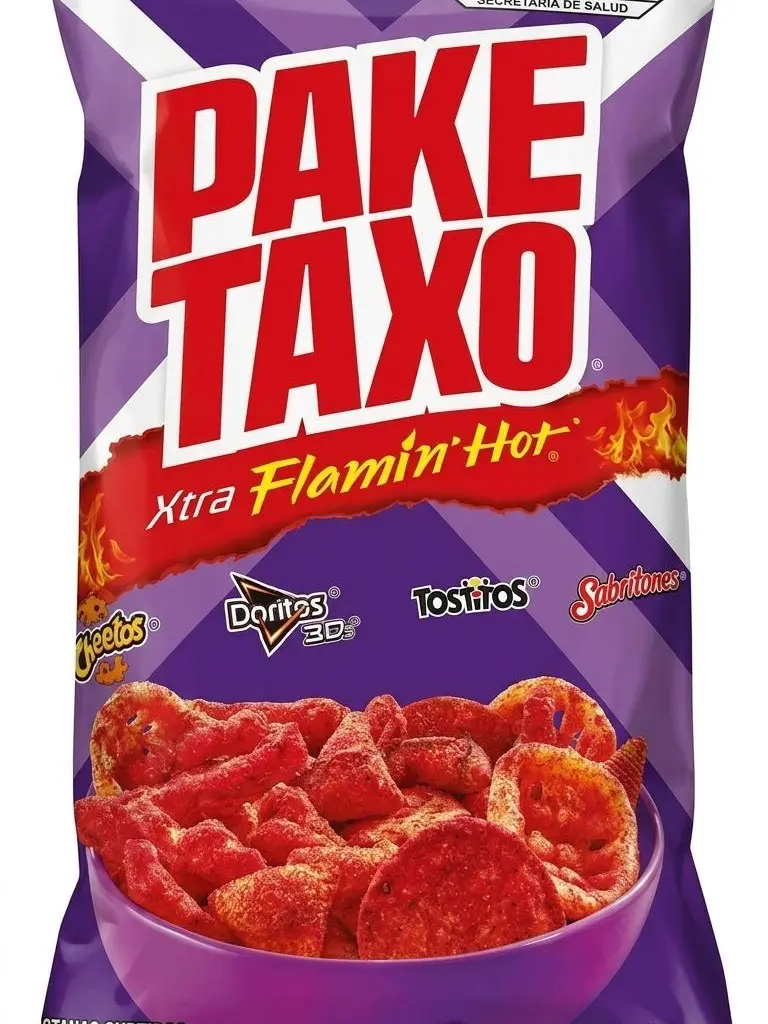 10 p Pake Taxo xtra flaming hot