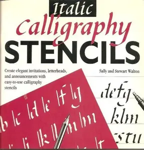USED-Italic Calligraphy Stencils by Stewart Walton (Paperback)