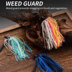 8 Piece Anti-Hang Bottom Bait Swimbait Set, Artificial Fishing Lure, Colorful Flow Disturbance, River Grass Area, Lake Pit, Shore Obstacle Zone, Fishing Tackle