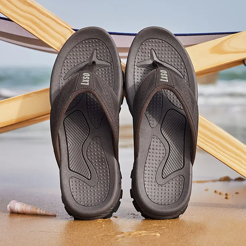 LXSO Casual Thong Sandals Mens Comfort Sport Indoor and  display picture 1