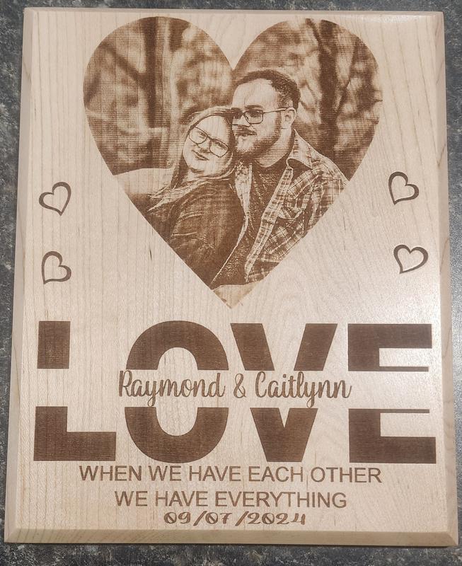 Love Marriage Plaque - Perfect for Weddings and Anniversaries