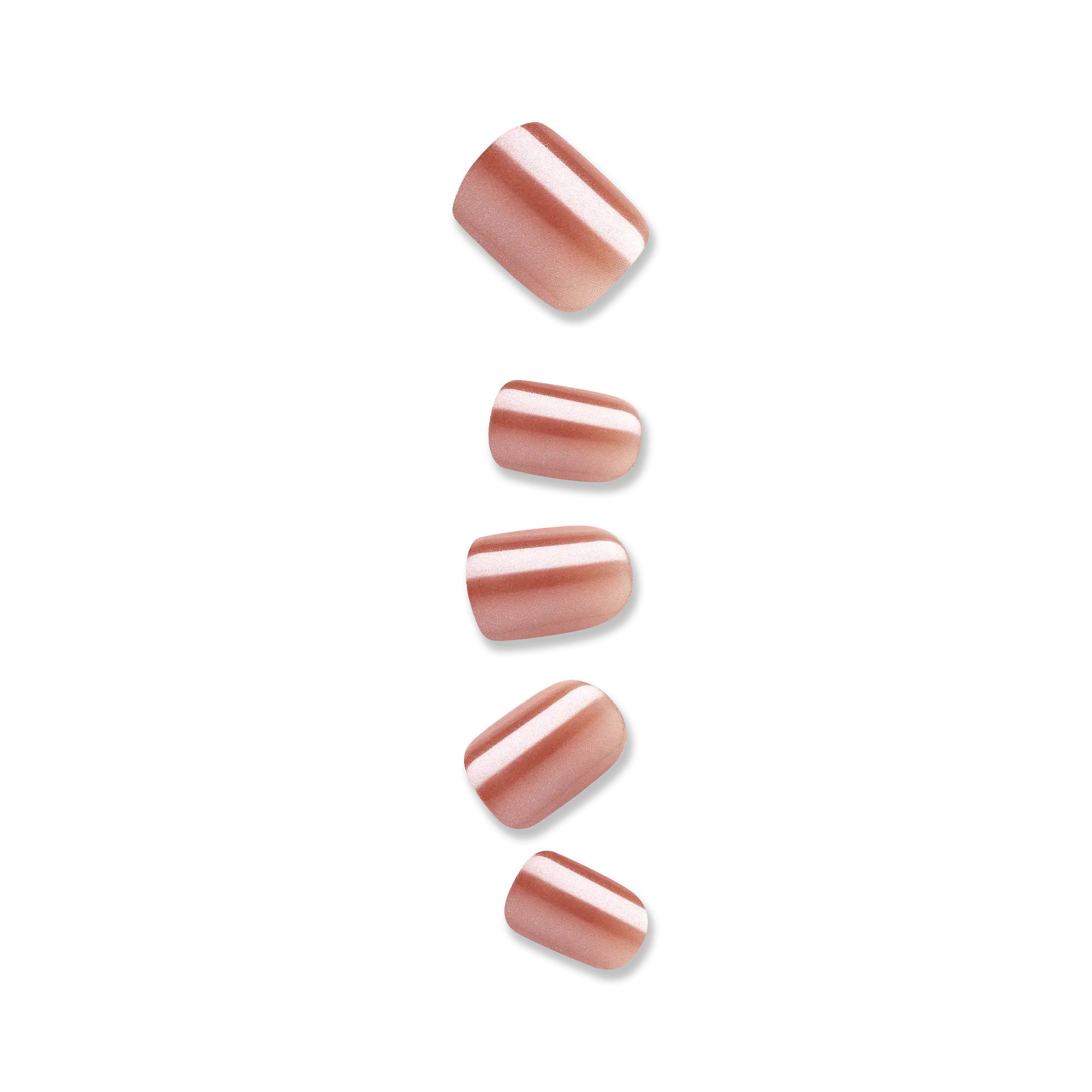 colorFX by Impress No Glue Fake Press On Nails - Last Call | Solid, Beige, Short, Squoval, Manicure