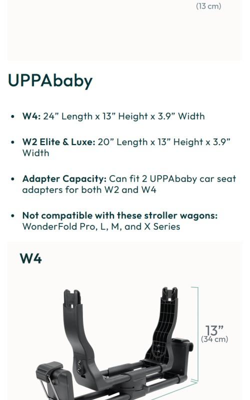 Car Seat Adapter for Stroller Wagon