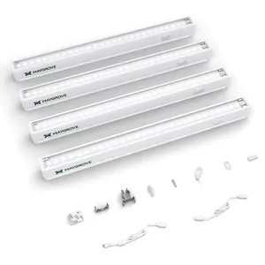 Maygrove Plant Grow Lights 1FT/2FT, Full Spectrum 5000K,T5 LED Grow Light Strips for Indoor Plants,Flowers,Leafy Greens and Vegetables,High PPFD, Linkable