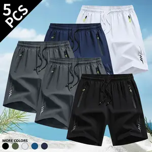 Men's Lightning Graphic Athletic Shorts Quick Dry Lightweight Breathable Gym Workout Running Shorts with Pockets, Casual Sports Fitness Shorts for Basketball, Outdoor Activities