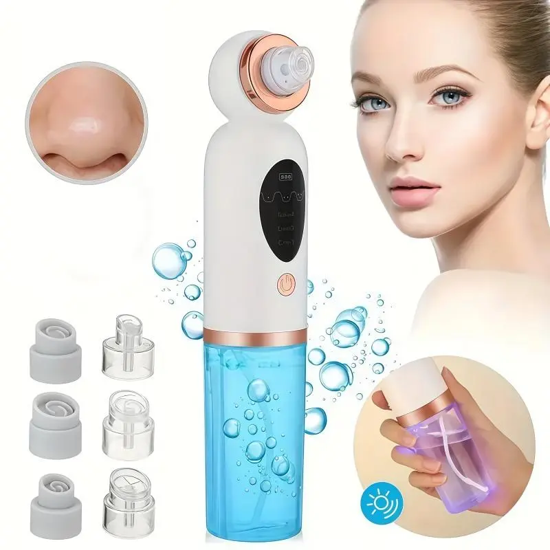 USB Rechargeable Facial Cleansing Tool, Portable Small Bubbles Facial Skin Care Tool, Facial Beauty Instrument for Women, Ideal Gift for Mother