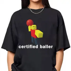 Black Portrait Shirt, Shirt Trend 2025, Certified Baller, Roblox Chest Shirt, Roblox Guest Shirt, Roblox Hoodie, Sweatshirt