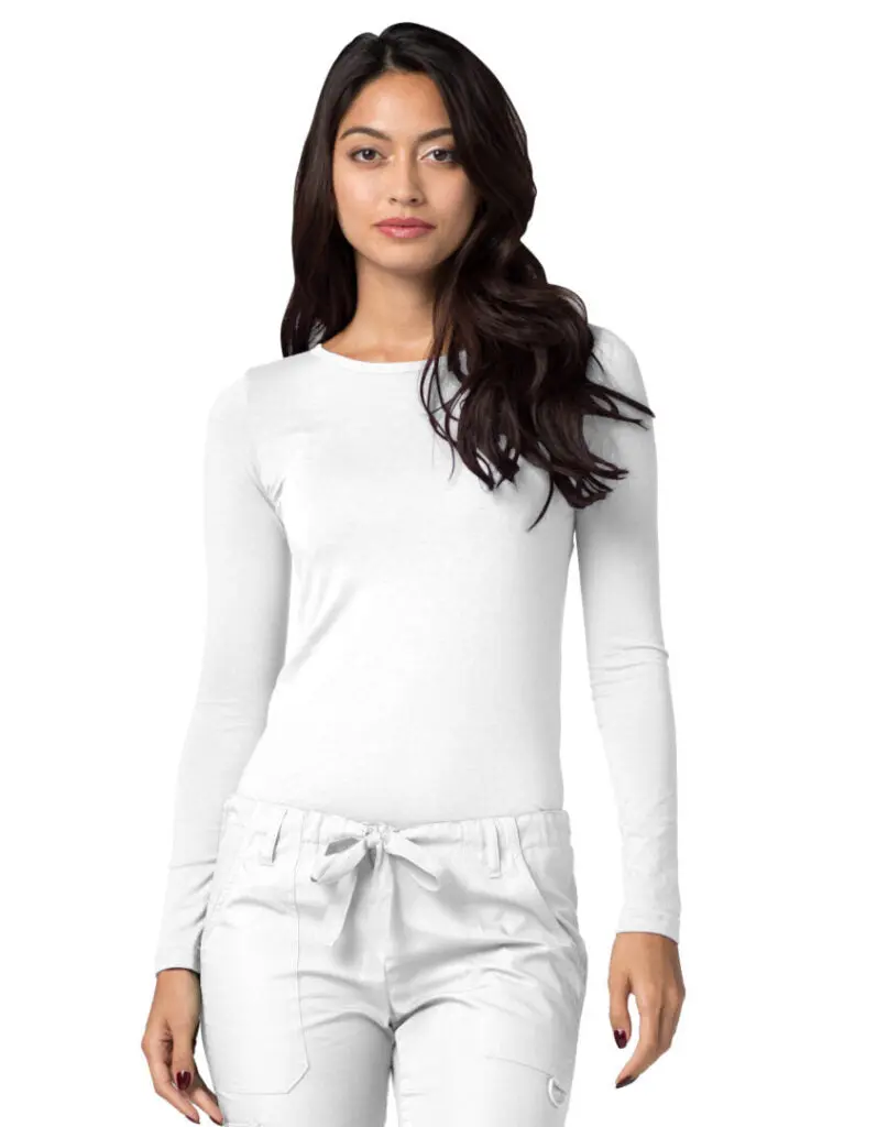 Adar Unisex Long Sleeve Comfort Underscrub Tee Shirt