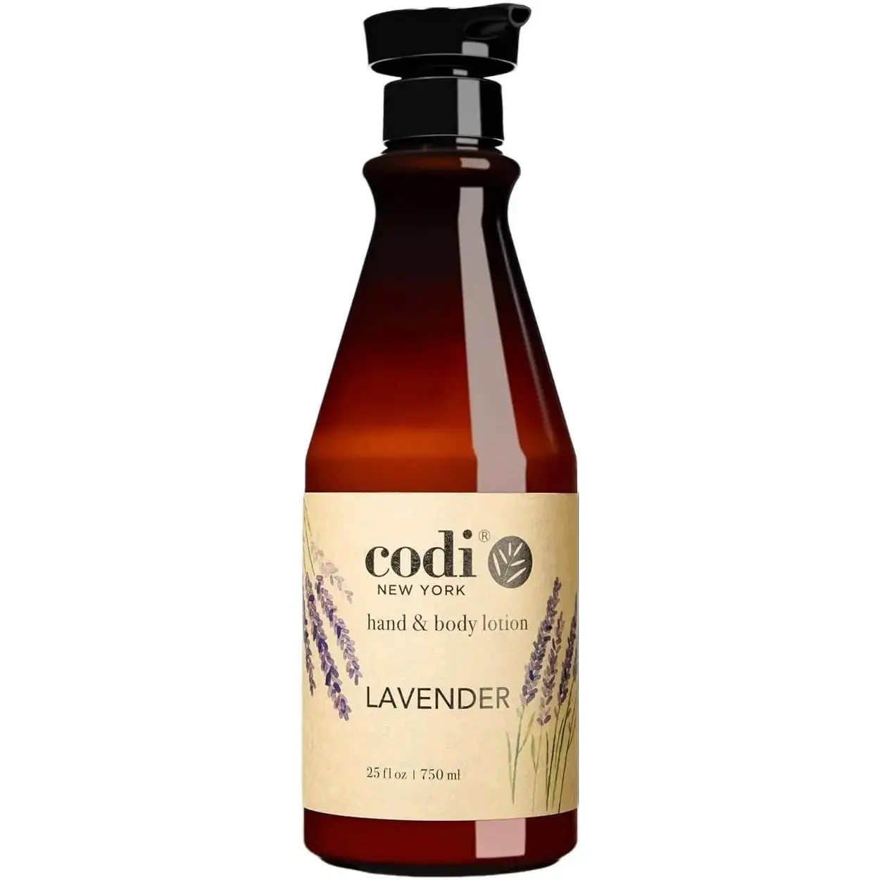 Codi Lavender Scent Water-Based Moisturizer - Unisex Youth-Focused, Calming, Soothing, Hydrating Hand & Body Lotion for All Skin Types, 25 fl oz (750ml) Regular Edition, No Fragrance Overload, Daily Body Care
