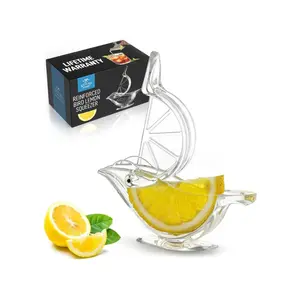 Zulay Bird Lemon Slice Squeezer - Durable Lemon & Lime Wedge Juicer, Perfect for Stylish Bar Setup & Holiday Gifts, Portable Kitchen Utensil