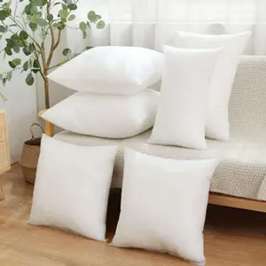 Throw Pillow Inner Core Non-Woven Fabric Square Decorative Cushion Filled Core Suitable for Home Office Car Bed Sofa Bedroom