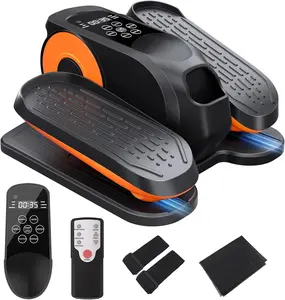 Under Desk Elliptical Machine,  Ellipse  Exerciser for Seniors Fully Assembled, Quiet & Portable Electric Seated Pedal Exerciser with Remote Control & 12 Adjustable Speeds