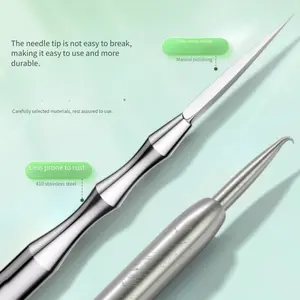 Triangular Needle Blackhead Removal Kit - Professional Beauty Salon Acne Cleansing Tool, suitable for exfoliation and sebum treatment