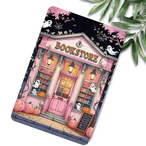 Pink and Black Ghostie Halloween Insert for Clear Case | Bookish Accessories