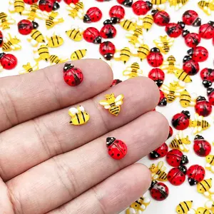 Resin Bee Beetle Figurines, 150 Miniature Models for Micro Landscape Crafts, Decorative Accessories for Craft Projects, Decorative Sculptures, Nature Ornaments